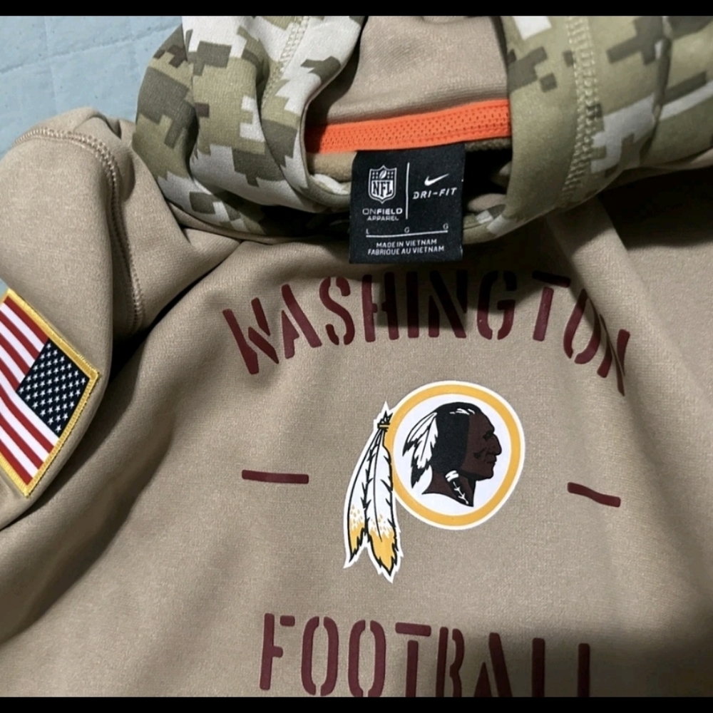 Nike Kids Tan Camo Hoodie